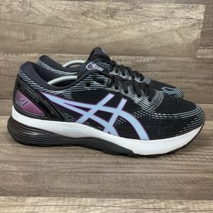 ASICS Women's Black and Purple Running Shoes
